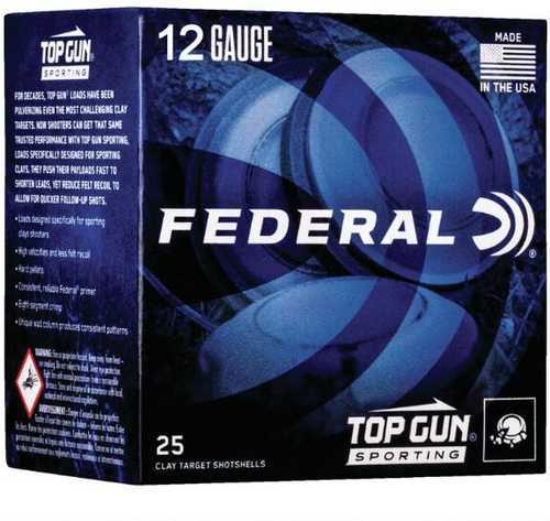 12 Gauge 2-3/4" Lead #8  1 oz 25 Rounds Federal Shotgun Ammunition